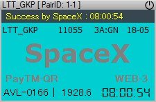 SpaceX Tatkal Software - PNR confirmed booking result